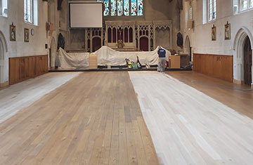 Church Floor Sanding